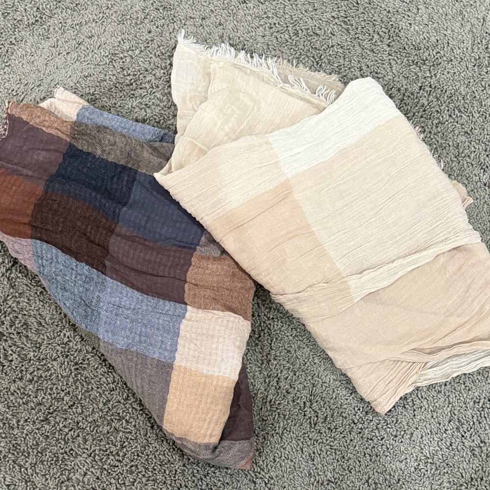 Multicolor Patchwork Scarf - image 1